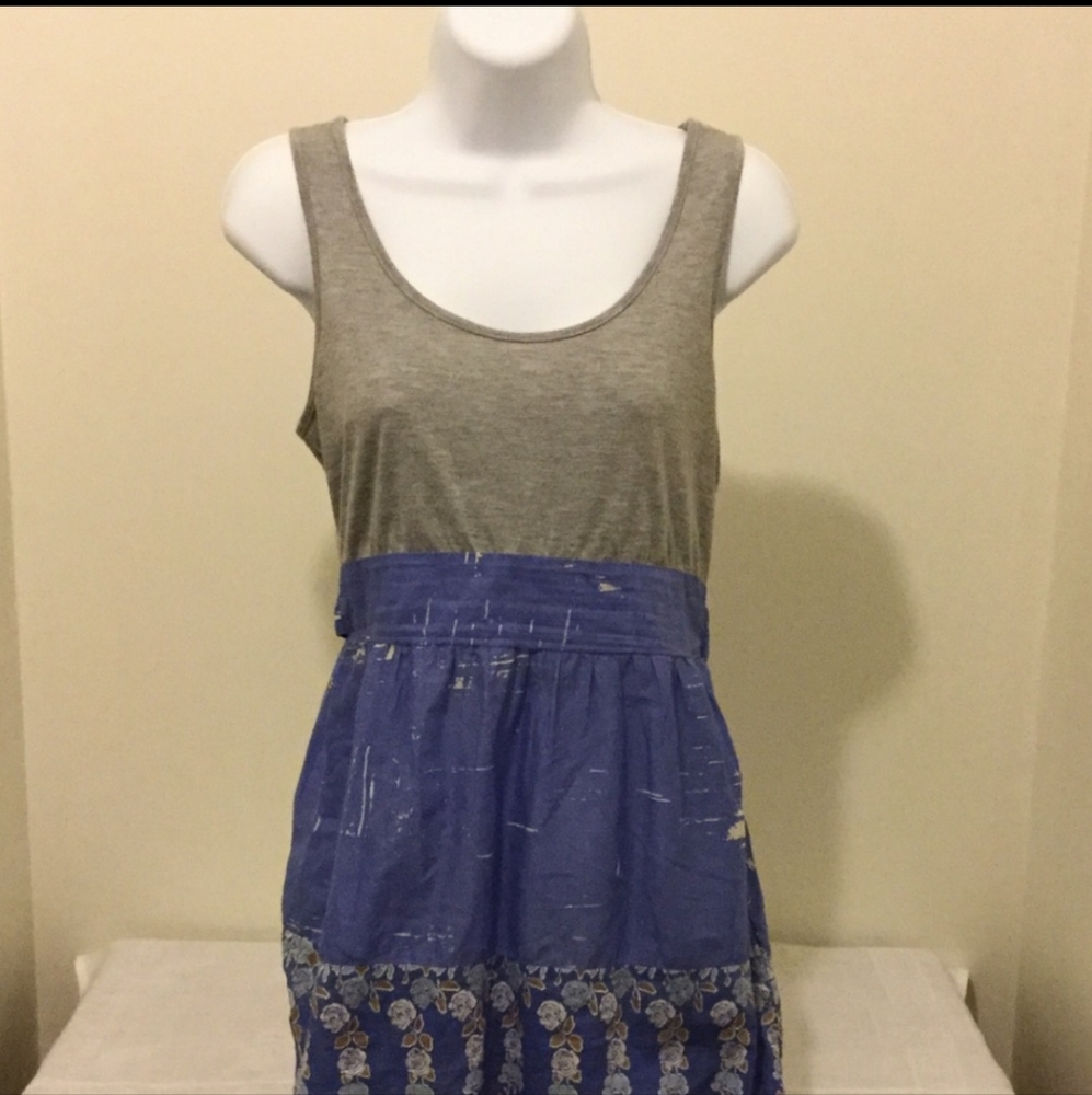 dELiA*s Dress | M | Grey & Lilac Floral